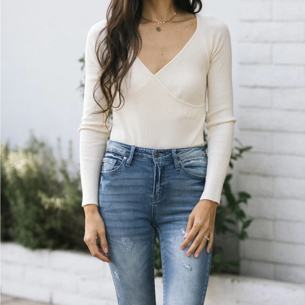 Morning Lavender Adler Surplus Knit Bodysuit